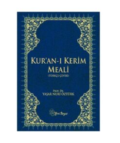 Yeni Boyut Yayınları Kur'an Meali - Büyük Puntolu - ( Büyük Boy) - Yaşar Nuri Öztürk - Yeni Boyut