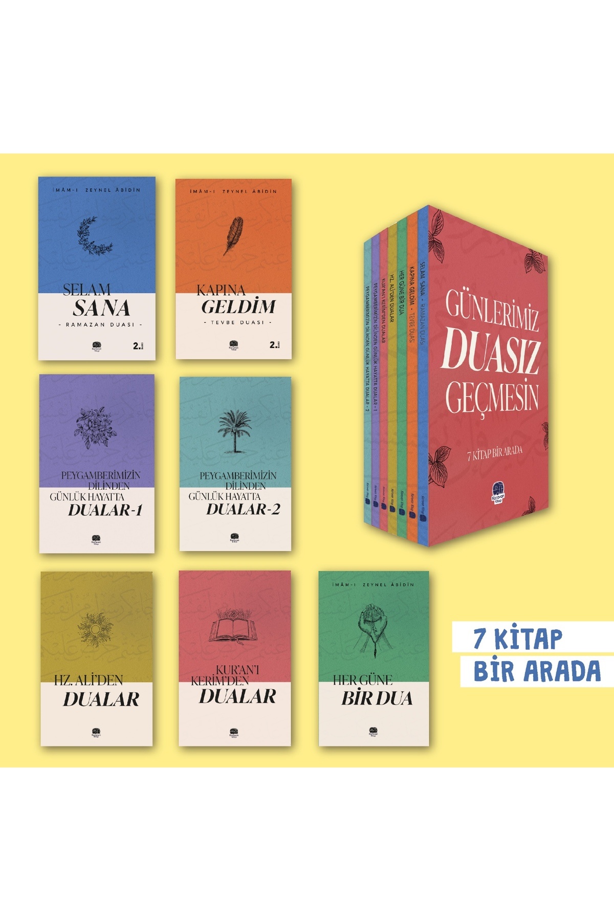 Karavan Çocuk Günlerimiz Duasız Geçmesin Seti (7 Kitap)