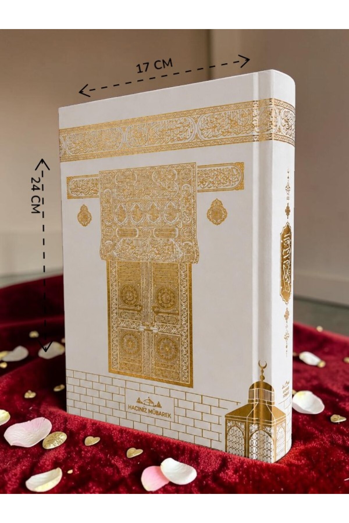 Medrese Kitab Evi Kuranı kerim Gelin bohçası Kuranı 17x24 Orta Boy beyaz iri yazılı Diyanet onaylı mühürlü