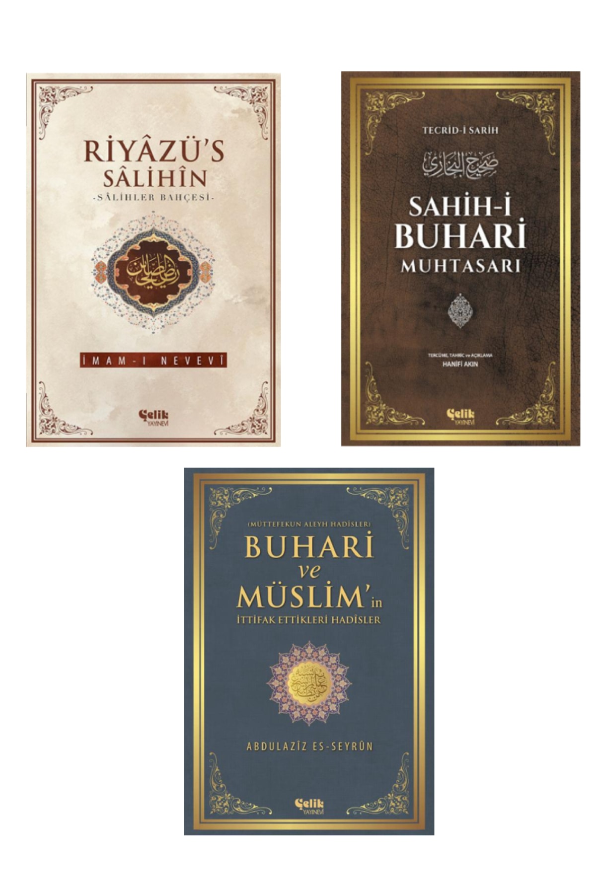 Çelik Yayınevi Hadis-i Şerif Buhârî Ve Müslim'in Ittifak Ettiği Hadisler-sahih-i Buhari Muhtasarı 3'lü Set