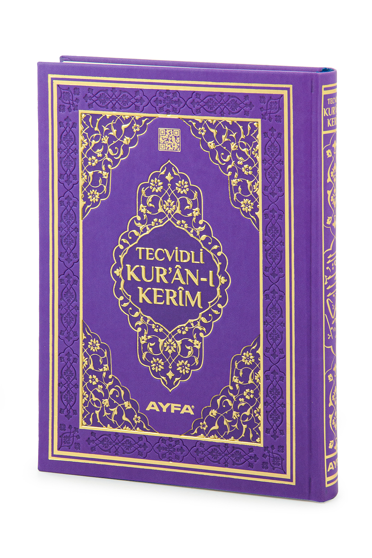 Ayfa Basın Yayın Tecvidli Kuranı Kerim - Termo Deri - Rahle Boy - Lila Renkli - Ayfa Yayınevi - Bilgisayar Hatlı