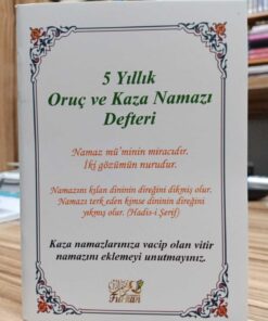 Furkan Yayınları 5 Yıllık Oruç Ve Kaza Namazı Defteri (2 Adet)