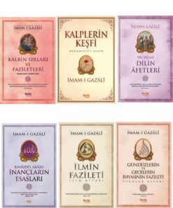 Çelik Yayınevi Imamı Gazali Seri Kalplerin Keşfi-dilin Afetler-ilmin Fazileti-kalbin Sırları Ve Faziletler 6'lı Set