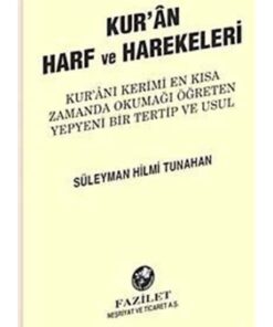 Fazilet Neşriyat Elifba / Kuran Harf Ve Harekeleri (BÜYÜK BOY) - Süleyman Hilmi Tunahan