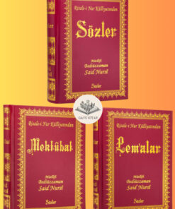 Sözler Neşriyat Risalei Nur Külliyatı En Çok Okunan 3 Kitap Sözler - Lemalar - Mektubat Set ( Büyük Boy )