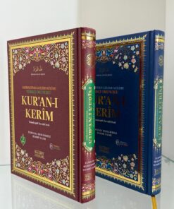 Medrese Kitab Evi 3 ÖZELLİKLİ CAMİ BOY(25*34) MEALLİ KURANI KERİM,SATIR ALTI KELİME KELİME TÜRKÇE OKUNUŞLU KURAN