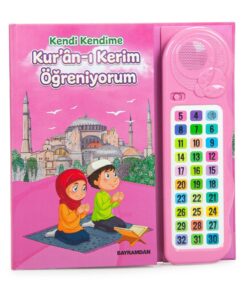 ihvan online Sesli Elif Ba Kuranı Kerim Öğreten Cihaz Seti Kitaplı Pembe