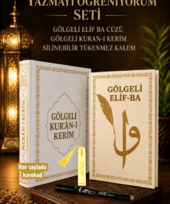 kitapsev Gölgeli Elifba ve Gölgeli Kuranı Kerim Yazmayı öğreniyorum (Karekodlu)