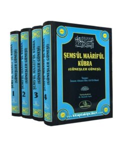 Esma Yayınları Şemsül Maarifül Kübra, Güneşler Güneşi, Imam Ahmet Bin Ali El Buni, Arapça Türkçe, 4 Cilt Takım