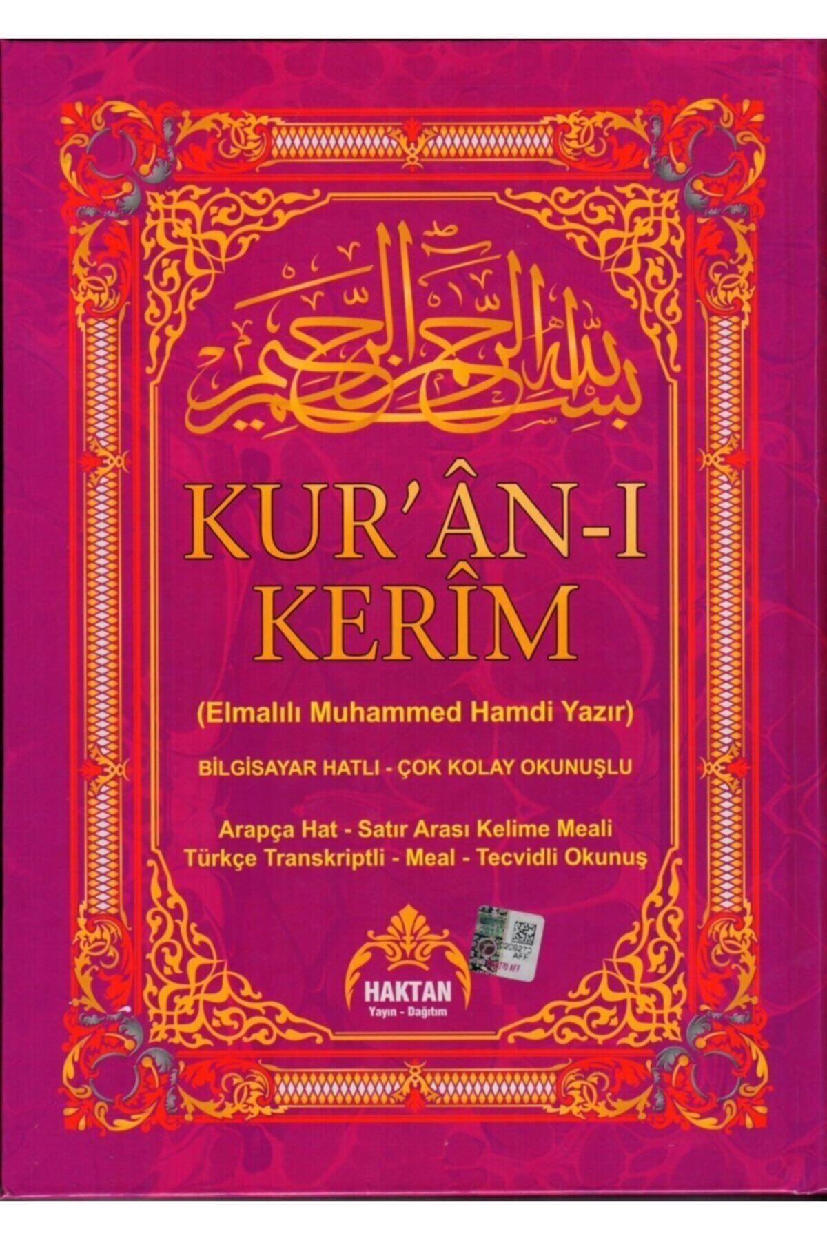 Haktan Yayın Dağıtım Haktan Kuranı Kerim Rahle Boy 5 Li Özellkli Kod: H-24 Mor renkli 20*28
