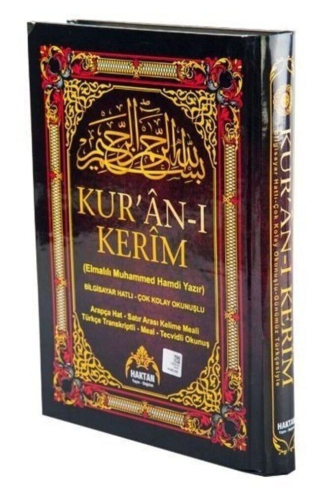 Haktan Yayın Dağıtım Haktan Kuranı Kerim Rahle Boy 5 Li Özellkli Kod: H-24 Mor renkli 20*28 - Görsel 3