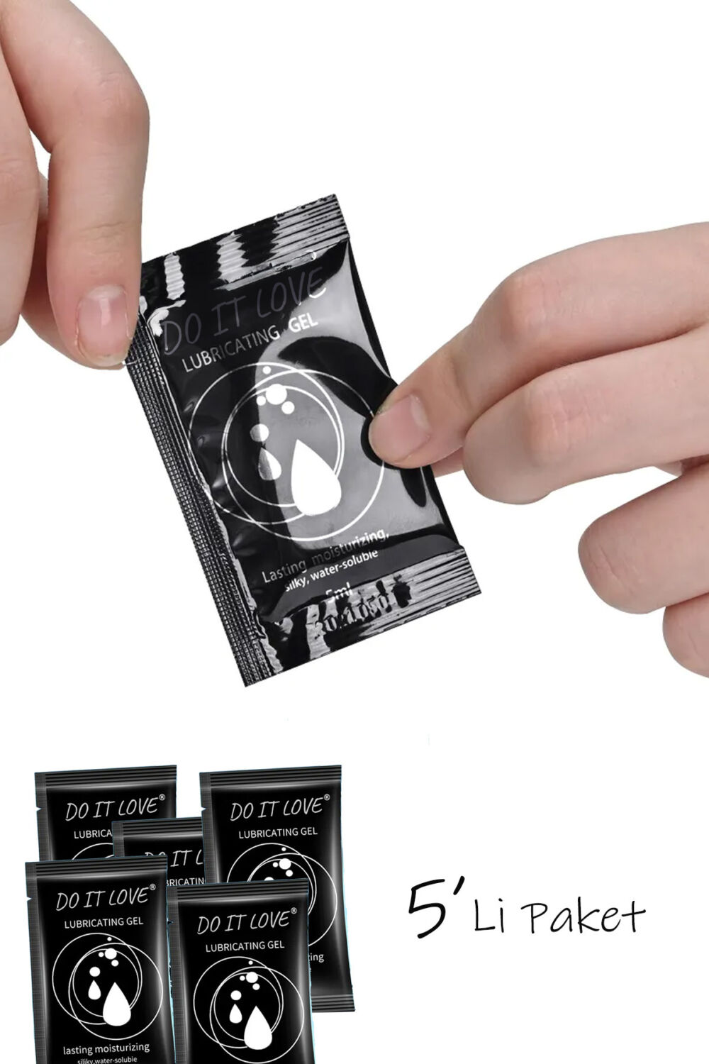 Do it Love – İpeksi Hassasiyet, Su Bazlı Kayganlaştırıcı Jel (5g) | Doğal ve Rahat Kayganlık – 5 li - Görsel 3