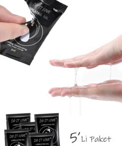 Do it Love – İpeksi Hassasiyet, Su Bazlı Kayganlaştırıcı Jel (5g) | Doğal ve Rahat Kayganlık – 5 li