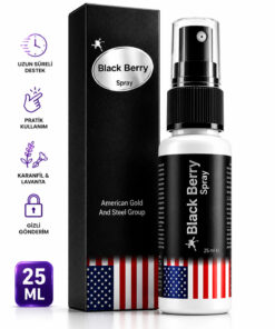 black berry Erkekler İçin Uzun Deneyim Etkili Masaj Spreyi 25 ml