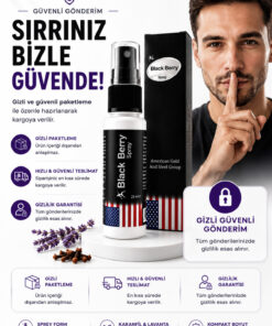 Alternative view of black berry Erkekler İçin Uzun Deneyim Etkili Masaj Spreyi 25 ml