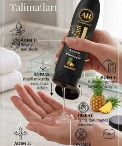 Alternative view of Ananas Aromalı Yenilebilir Kayganlaştırıcı Jel Lubricant Gel 250 ML 2 li Set