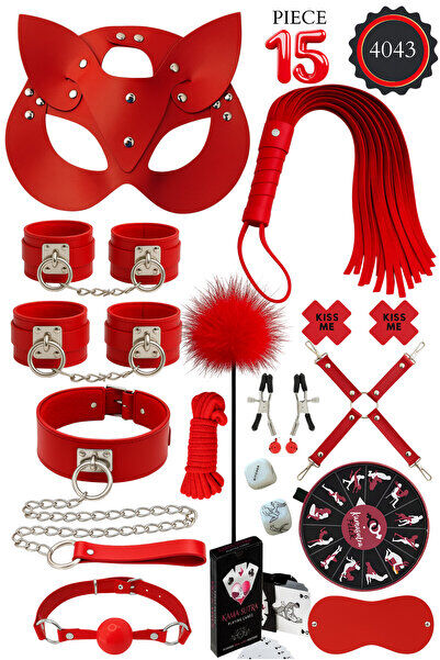 Good Miss 15 Parça aksesuar set – Maske, Kelepçe vb. - Görsel 3