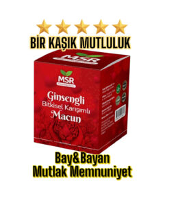 MSR BİTKİSEL DOĞAL ÜRÜNLER Ginsengli Bitkisel Karışımlı ( Kuvvet) Macunu 240gram