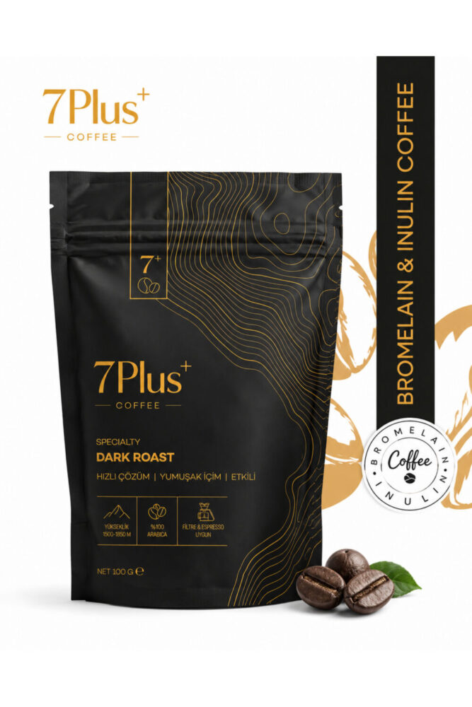 7PLUS 7PLUS Inülin Ve Bromelain Coffee - 100gr