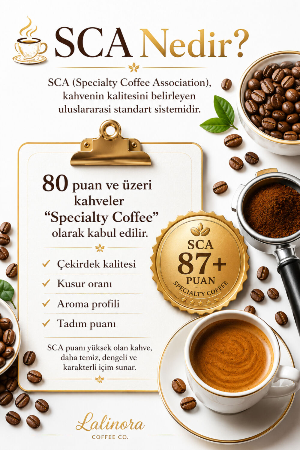 Lalinora Coffee Co - Peru Papagayo Çekirdek Kahve 250G Espresso & Filtre- SCA 87 Puan Single Origin Nitelikli - Görsel 3