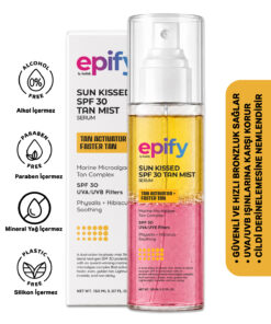 EPİFY Sun Kissed SPF 30 Mist Spray, 30 Faktör Self Tanning Spray, Bronzlaştırıcı Spray