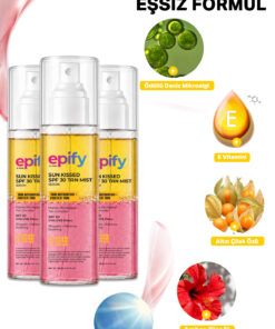 EPİFY Sun Kissed SPF 30 Mist Spray, 30 Faktör Self Tanning Spray, Bronzlaştırıcı Spray - Görsel 2