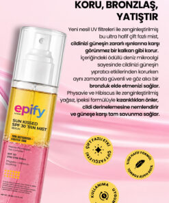 EPİFY Sun Kissed SPF 30 Mist Spray, 30 Faktör Self Tanning Spray, Bronzlaştırıcı Spray - Görsel 3