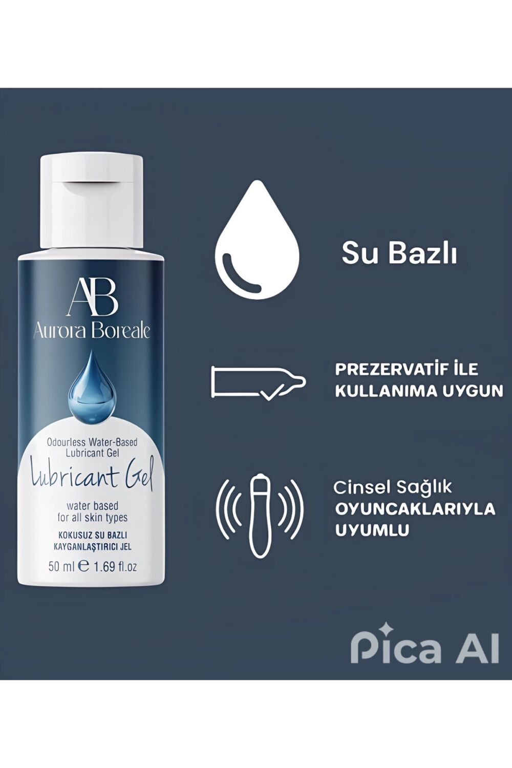 Genel Markalar A- Kalite Su Bazlı Kayganlaştırıcı Jel 50 Ml. - Görsel 3