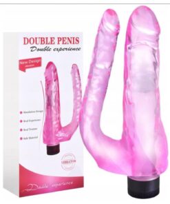Alternative view of Lolita Shop Double Çift Başlıklı Esnek Jel Dokuda Anal Ve Vajina Ayarlanabilir Titreşimli Penis Çatal Vibratör