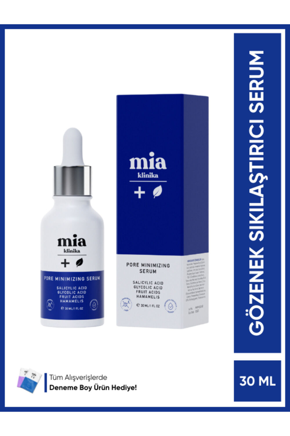 mia klinika Gözenek Siyah Nokta Gidermeye Yardımcı Serum 30 ml - Görsel 2