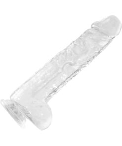 Lolita Shop 21 Cm Şeffaf Jel Dildo Gerçekçi Yumuşak Dokuda Güçlü Vantuzlu Esnek Dokuda Tasarlanan Yapay Penis - Görsel 3