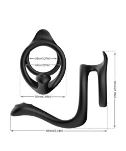 Erotica Uyarıcı Esnek Testis Ve Penis Halkası - Görsel 3