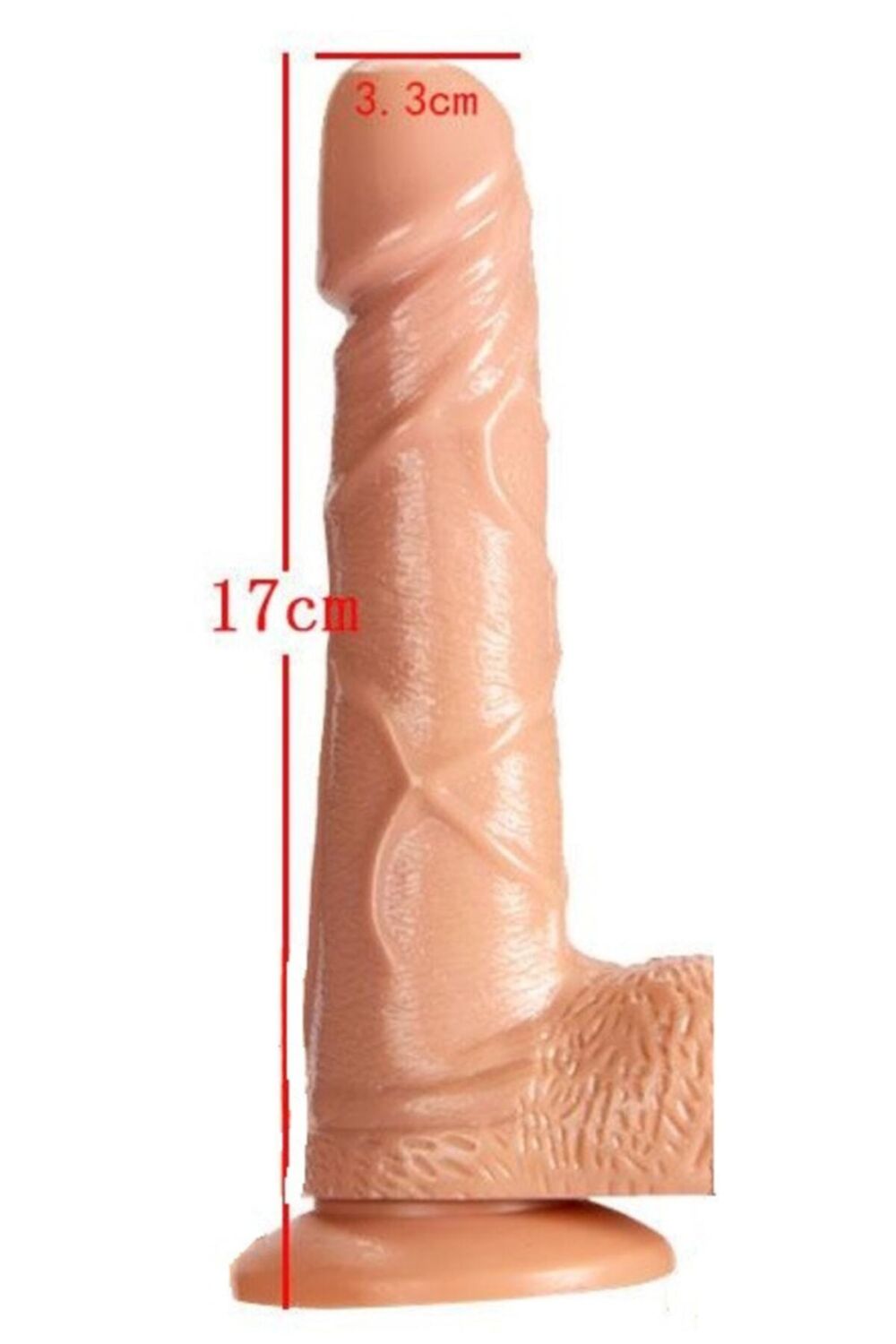 Lolita Shop Ultra Yumuşak Damarlı 17 Cm Uzunluğunda Belden Bağlamalı Kemerli Realistik Penis Dildo - Görsel 3