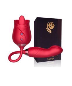 SHEQU Gül Şekilli Dilatörlü ve Oynar Başlı Güçlü Vibratör