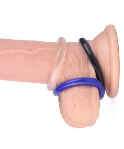 Alternative view of LOVETOY Penis Halka Seti – 3’lü Esnek Ve Dayanıklı Silikon Ring Set | Sertleşme Destekli