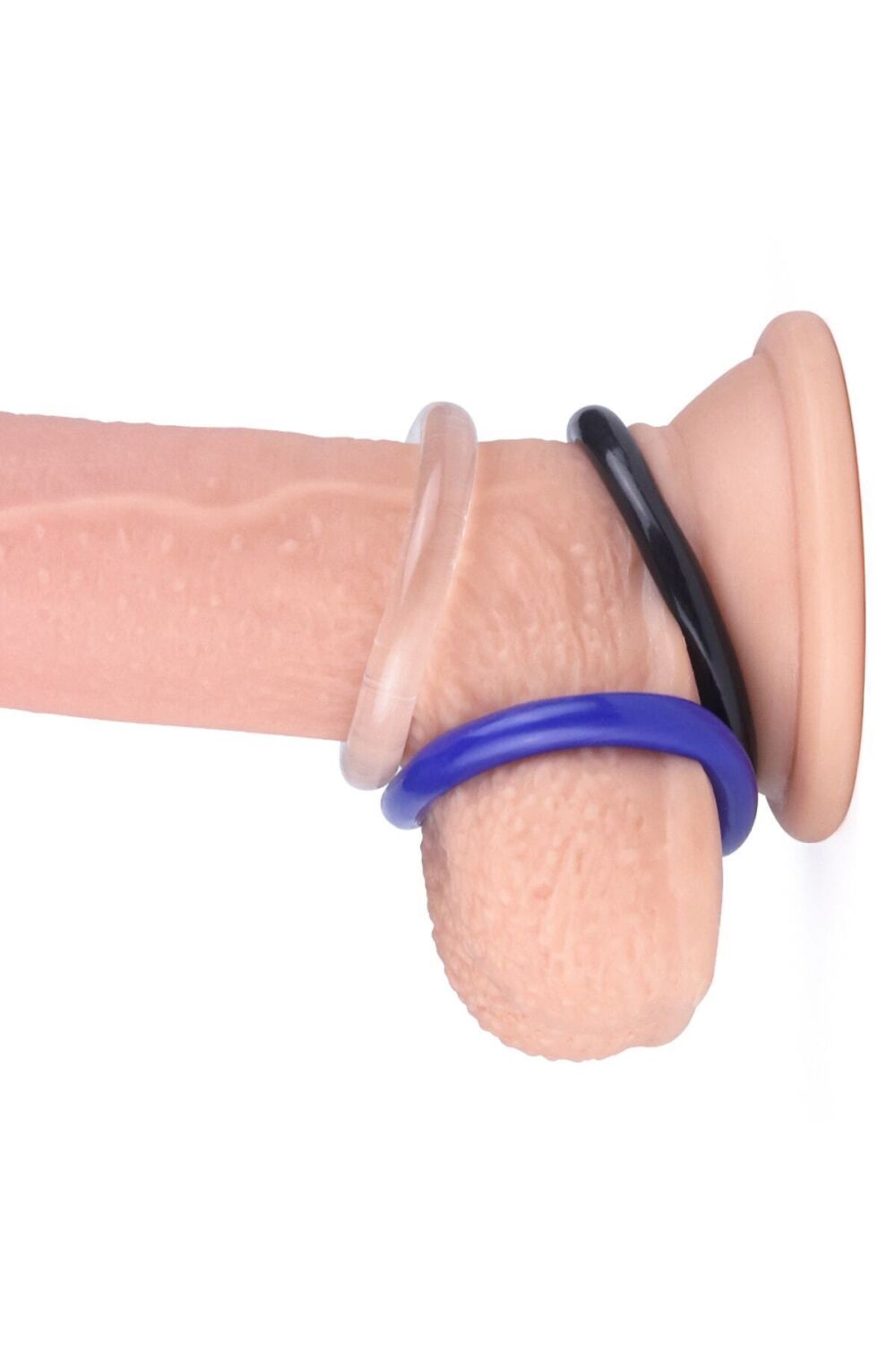 LOVETOY Penis Halka Seti – 3’lü Esnek Ve Dayanıklı Silikon Ring Set | Sertleşme Destekli - Görsel 2