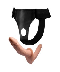 LilituShop Belden Bağlamalı Çift Taraflı Içi Dolu Strapon Penis