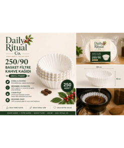 Coffee Time 250/90 Basket Filtre Kahve Kağıdı (250li)