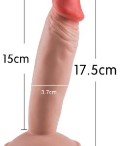 Alternative view of Lolita Shop Yumurtalıksız Gerçekçi Dokuda Dildo 16.5 Cm Anal Ve Vajina Kullanılabilen Vantuzlu Realistik Penis