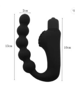 Alternative view of Sanal sağlık medikal ürünleri Yeni Seri 5 Boğumlu 10 Titreşimli Anal Plug Tıkaç Vibratör Masaj Aleti