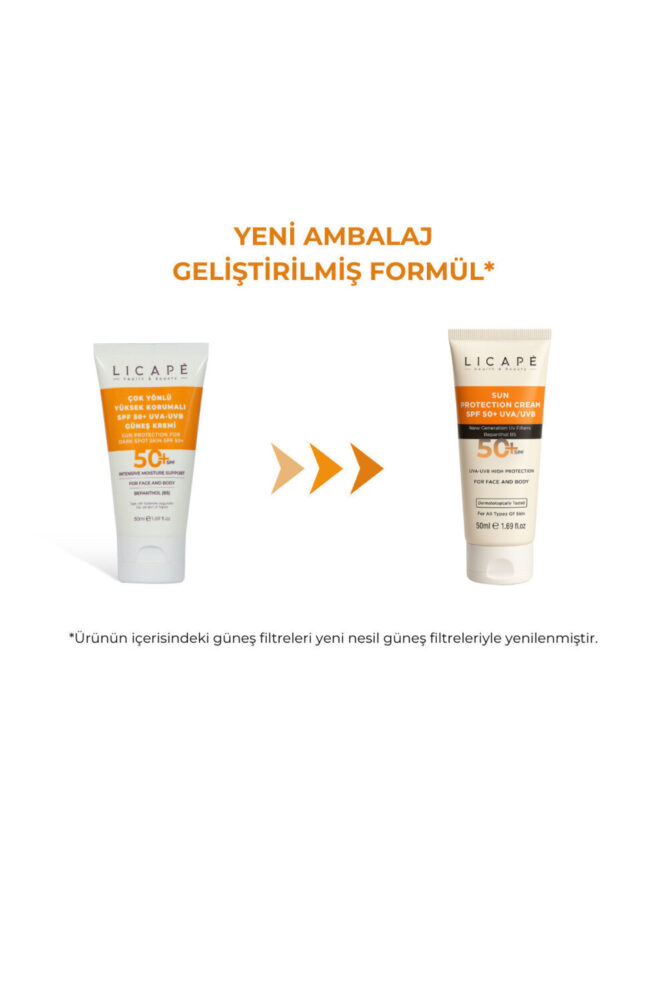 Licape Çok Yönlü Yüksek Korumalı Spf +50 Faktör Uva - Uvb Güneş Kremi 50 ml - Görsel 3