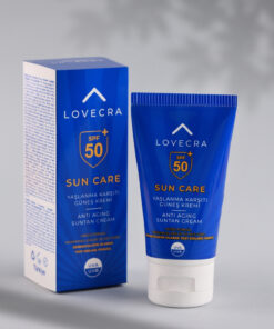 LOVECRA GÜNEŞ KREMİ SPF 50+ Yüksek UVA/UVB Koruma Yağsız Yaşlanma ve Leke Karşıtı Yüz Kremi 50ml - Görsel 3