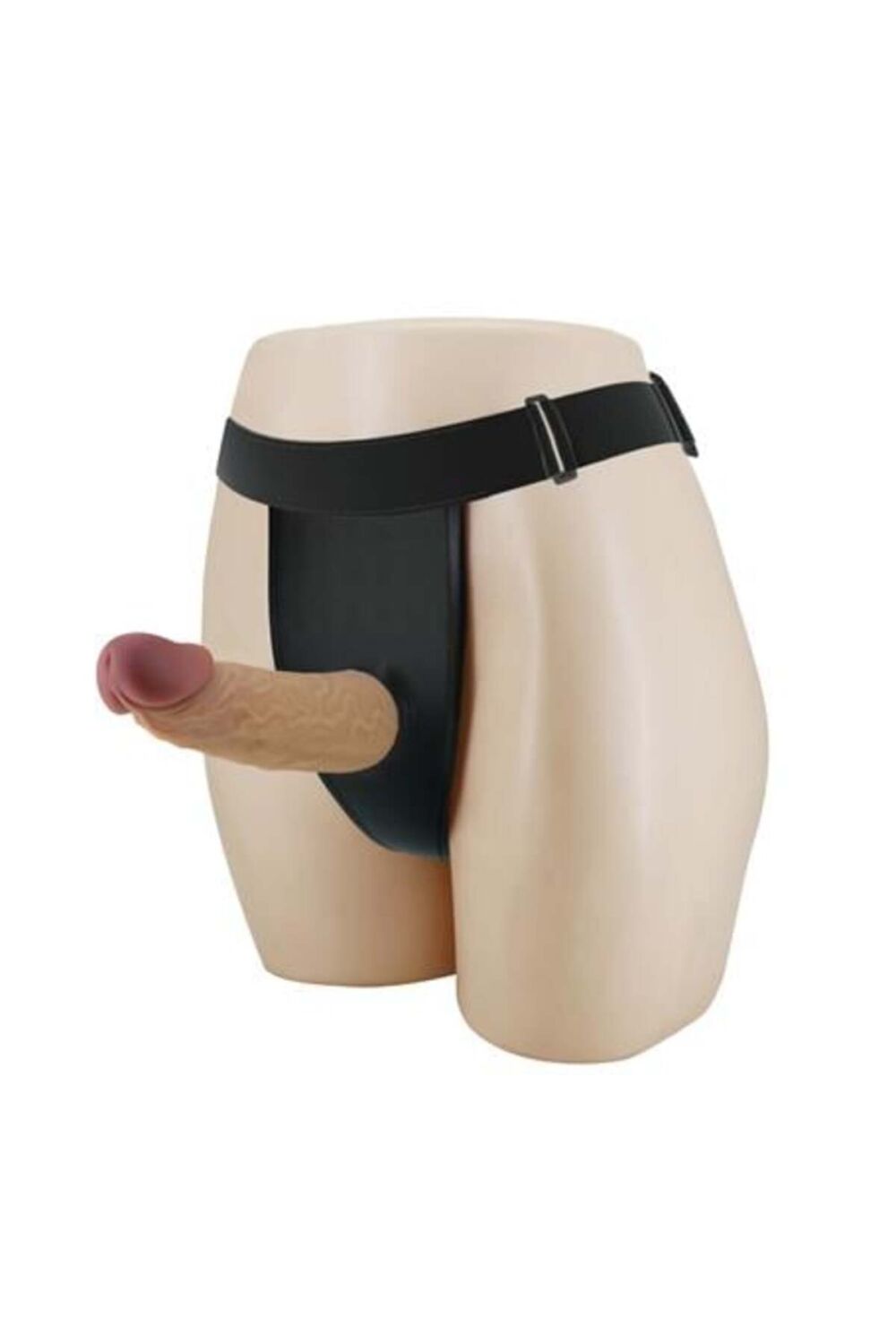 Adres Medikal 17,5 Cm Belden Bağlamalı İçi Boş 7 Cm Dolgulu Strapon Penis - Görsel 3