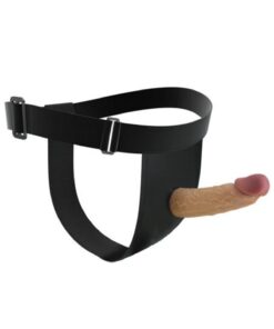 Alternative view of Adres Medikal 17,5 Cm Belden Bağlamalı İçi Boş 7 Cm Dolgulu Strapon Penis