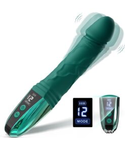 Byzon Premium LED Ekranlı Şarjlı Vibratör | 12 Titreşim Modu | Manyetik USB Şarj | Sessiz Güçlü Motor | Yumuşak Silikon