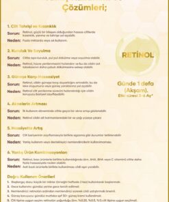 Retinol Serum 30 ml | Kırışıklık Karşıtı Yenileyici Sıkılaştırıcı Gece Serumu - Görsel 3
