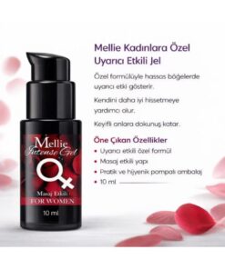 Alternative view of Mellie Professional Kadın Uya.rıcı ve Zevk Arttırıcı Jel ve Çilekli Su Bazlı Kayganlaştırıcı Jel 60 ml