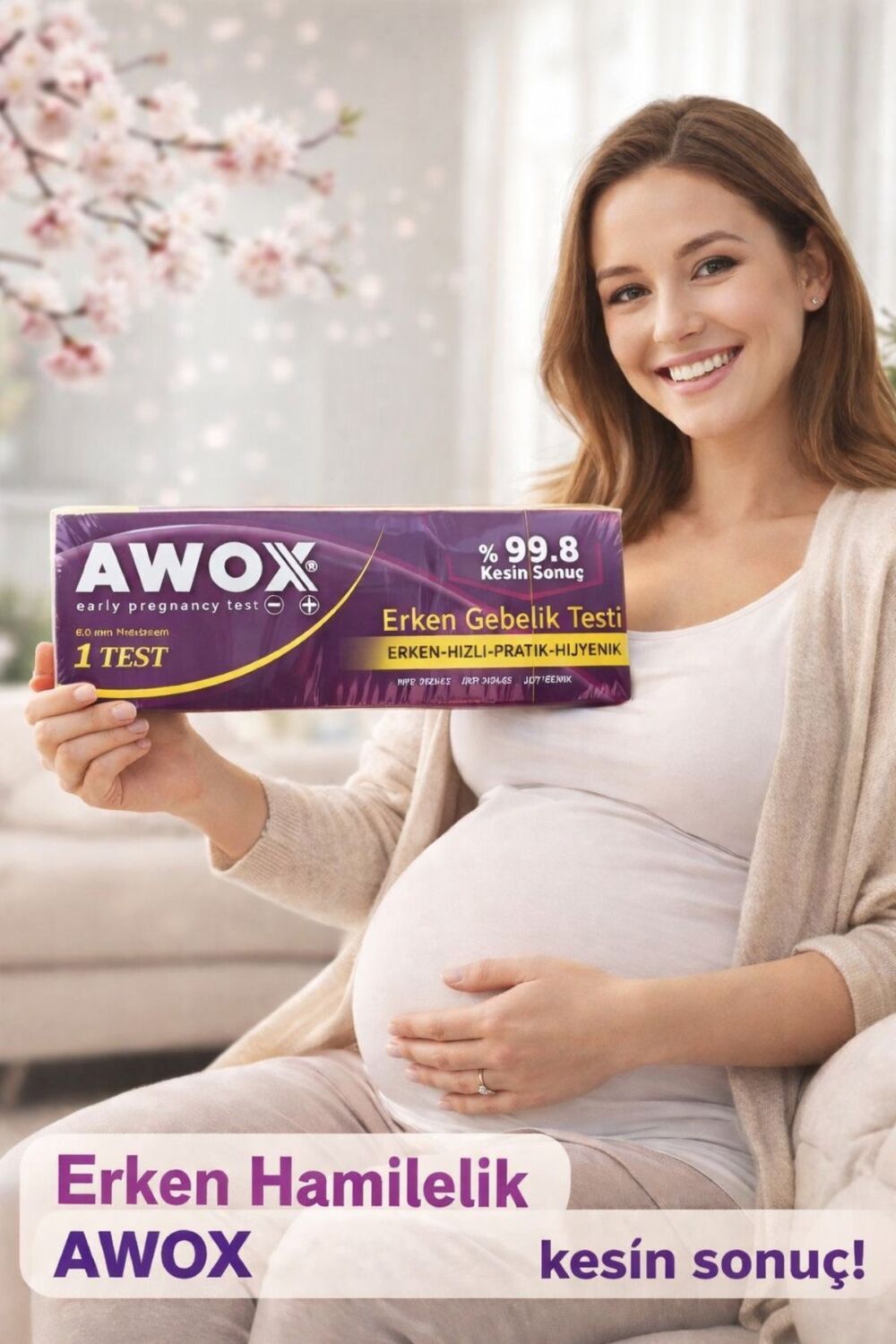 AWOX Erken Gebelik Testi Gebelik Testi - Görsel 3