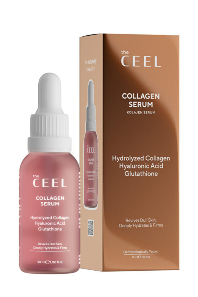The Ceel Dolgunlaştırıcı ve Sıkılaştırıcı Etkili Kolajen Serum Hydrolyzed Collagen, Glutatyon 30 ml - Görsel 2