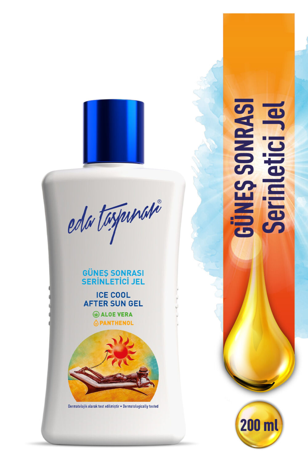 Eda Taşpınar After Sun Aloe Vera Jel – Güneş Sonrası Serinletici & Nemlendirici Bakım 200 ml